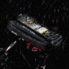 WILDMAN traveling bag for bike handlebars with zipper 0,5L (4 "- 7") X3 black