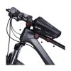 WILDMAN traveling bag for bike frame with zipper 1,2L (4 "- 7") MS66 black