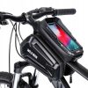 WILDMAN traveling bag for bike frame with zipper 1,2L (4 "- 7") MS66 black