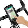 WILDMAN traveling bag for bike handlebars with zipper 1L (4 "- 7") E1 black