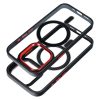 COLOR EDGE MAG COVER case compatible with MagSafe for IPHONE 11 black red