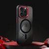 COLOR EDGE MAG COVER case compatible with MagSafe for IPHONE 11 black red