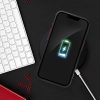COLOR EDGE MAG COVER case compatible with MagSafe for IPHONE 11 black red