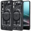 SPIGEN Tok ULTRA Hibrid MAG compatible with MagSafe  SAMSUNG S25 Edge zero one fekete