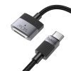 Kábel USB C to Mag3 Hoco 5A 140W mágneses 1,8 m U141 fekete