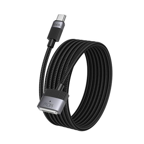 Kábel USB C to Mag3 Hoco 5A 140W mágneses 1,8 m U141 fekete
