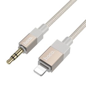   Kábel AUX Jack 3,5 mm (férfi) Lightning (férfi) Hoco 1 m UPA32A arany