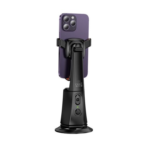 HOCO mobiltelefon tartó 360 fokos automatikus arckövetéssel K26 fekete