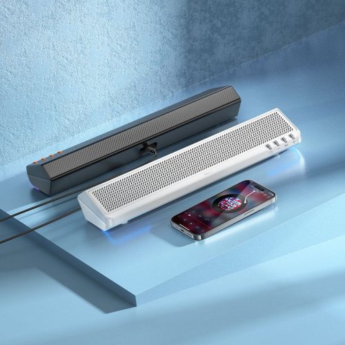 Hangszóró bluetooth 2 x 3W Hoco 2in1 BS66 fehér