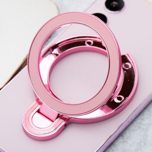 Phone stand CIRCLE - felragasztható - rózsaszín
