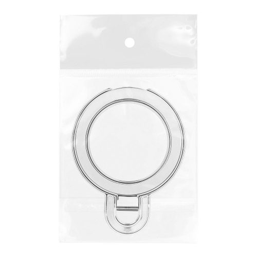 Phone stand CIRCLE - öntapadós - ezüst