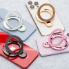 Phone stand CIRCLE - öntapadós - ezüst