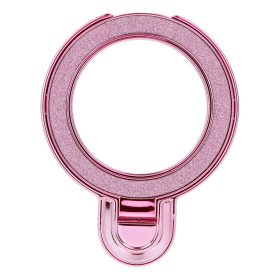 Phone stand CIRCLE GLITTER - felragasztható - rózsaszín