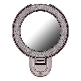 Phone stand CIRCLE MIRROR - felragasztható - fekete