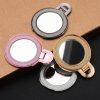 Phone stand CIRCLE MIRROR - felragasztható - fekete