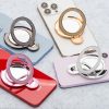 Phone stand CIRCLE MIRROR - felragasztható - fekete