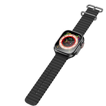 Okosóra 1,96" TFT 4G Hoco hívás funkcióval DYD01 fekete