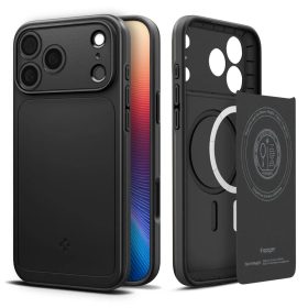   SPIGEN tok THIN FIT MAG kompatibilis a MagSafe-val/vel a IPHONE 17 Pro Max fekete