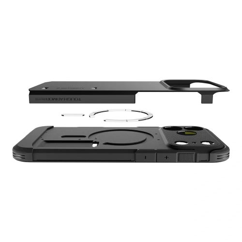 SPIGEN tok TOUGH ARMOR MAG kompatibilis a MagSafe-val/vel a IPHONE 17 Pro Max fekete
