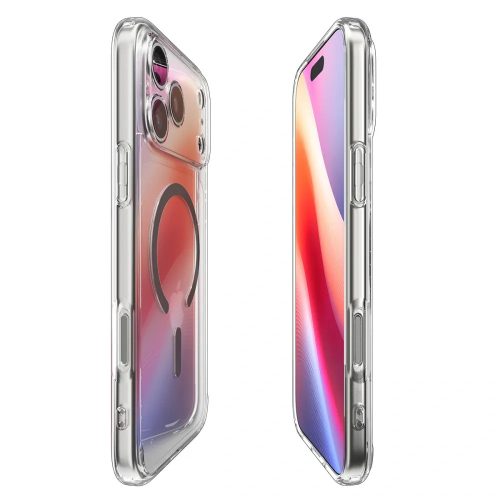 SPIGEN tok ULTRA HYBRID MAG kompatibilis a MagSafe számára IPHONE 17 Pro Max átlátszó grafit