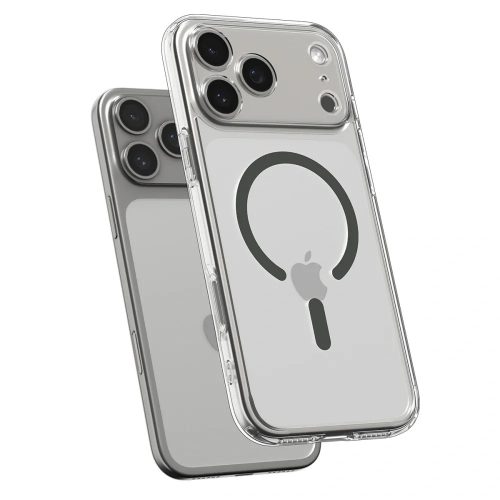 SPIGEN tok ULTRA HYBRID MAG kompatibilis a MagSafe számára IPHONE 17 Pro Max átlátszó grafit
