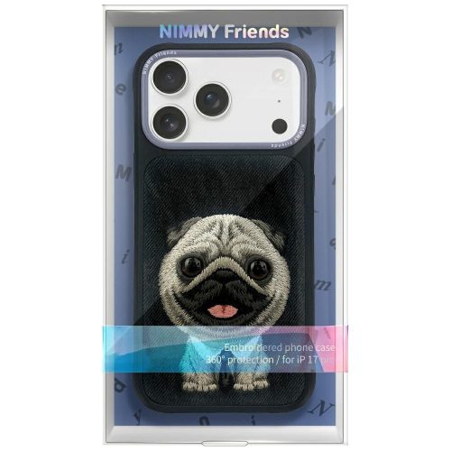NIMMY tok BIG EYED PET 2.0 Kutya IPHONE 17 Pro Max fekete