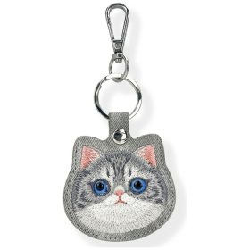   NIMMY tok nyomkövetőhöz / kulcstartóhoz BIG EYED PET 2.0 Macska szürke