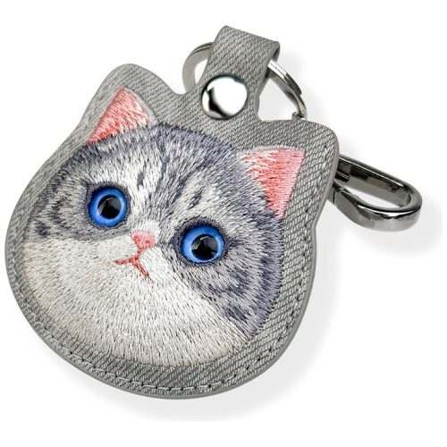 NIMMY tok nyomkövetőhöz / kulcstartóhoz BIG EYED PET 2.0 Macska szürke