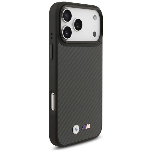 BMW tok IPHONE 17 Pro Max kompatibilis a MagSafe BMHMP17X24CFMMK (Kevlar Matt) fekete színben