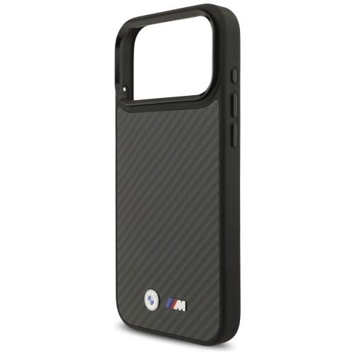 BMW tok IPHONE 17 Pro Max kompatibilis a MagSafe BMHMP17X24CFMMK (Kevlar Matt) fekete színben