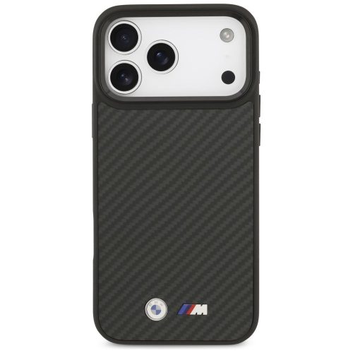BMW tok IPHONE 17 Pro Max kompatibilis a MagSafe BMHMP17X24CFMMK (Kevlar Matt) fekete színben