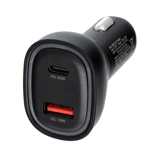 BLUE STAR car charger 3A 63W Type C + USB A PD QC3.0 AFC PPS SFC2.0 black