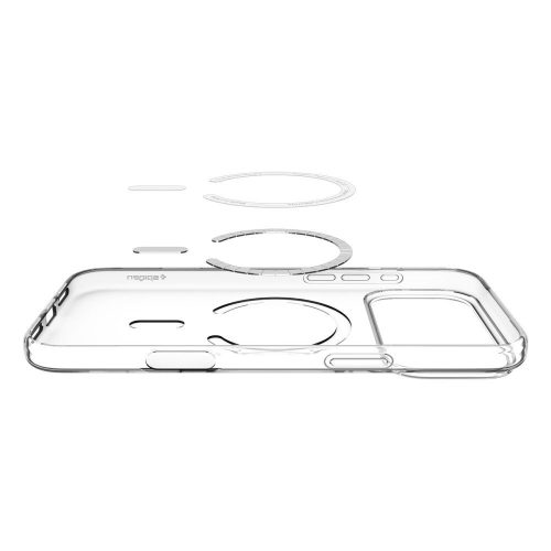 SPIGEN CASE LIQUID CRYSTAL MAG MAGSAFE IPHONE 17 PRO MAX CLEAR/FEHÉR