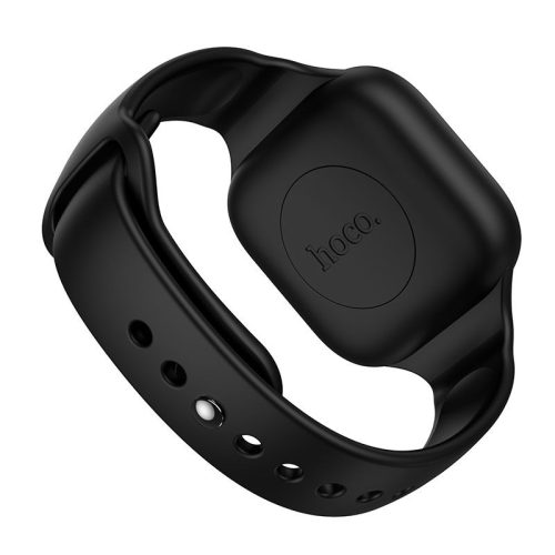 Helymeghatározó, kompatibilis az Apple Find My rendszerrel, Hoco E91E karkötő típus fekete