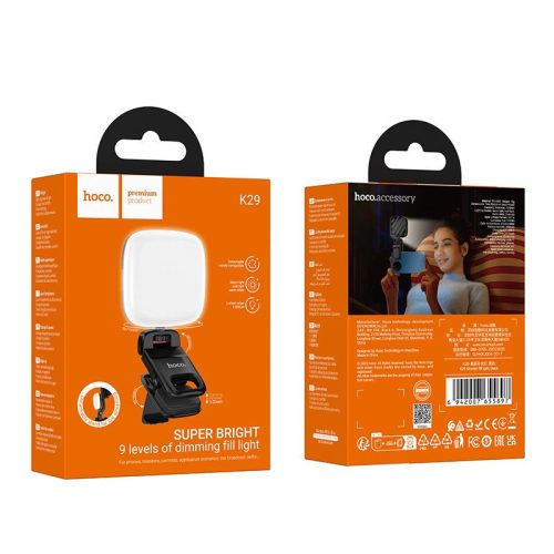 Mini lámpa LED Hoco K29 fekete