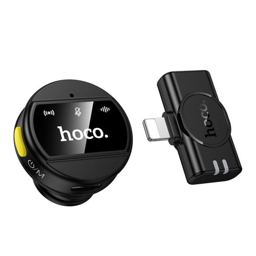 Vezeték nélküli mikrofon Lightning Hoco L21 fekete