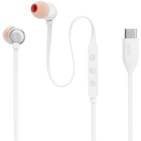Vezetékes fülhallgató USB C JBL Tune 310C fehér