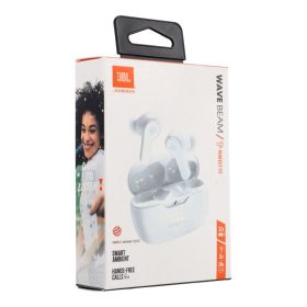   Vezeték nélküli fülhallgató JBL IP54 IPX2 Wave Beam fehér