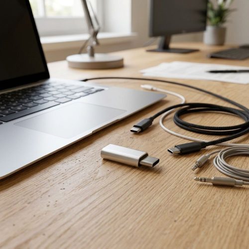 Adapter Micro USB to Type C Blue Star - white