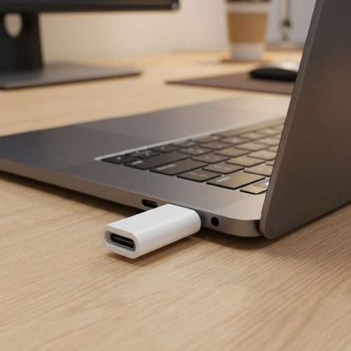 Adapter Type C to Micro USB Blue Star - white