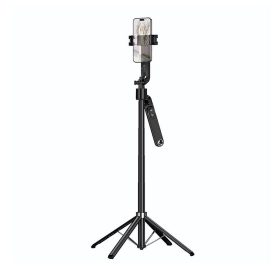   Selfie stick Hoco tripod with remote control 360 degree with auto face tracking K32 black