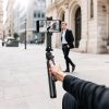 Selfie stick Hoco tripod with remote control 360 degree with auto face tracking K32 black