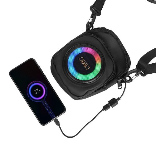 Speaker bluetooth 8W 3h shoulder bag shape 1,5L Hoco HC41 black