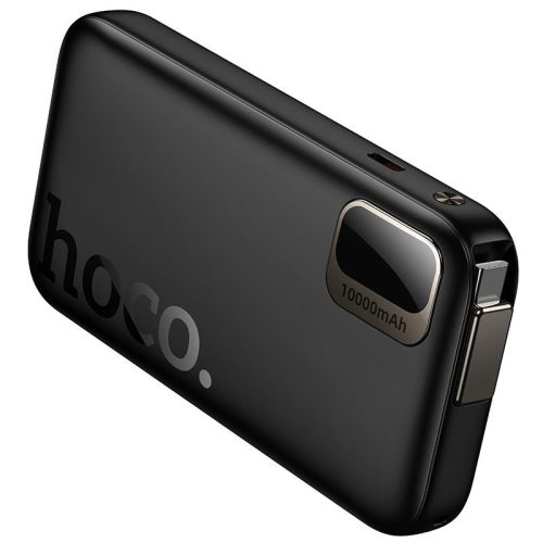 Powerbank Hoco 10000 mAh QC PD 20W with retractable cable USB C Q51 black
