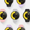 Smartwatch TITMO O-200 (GPS, AMOLED, bluetooth call, silicone strap) lavender