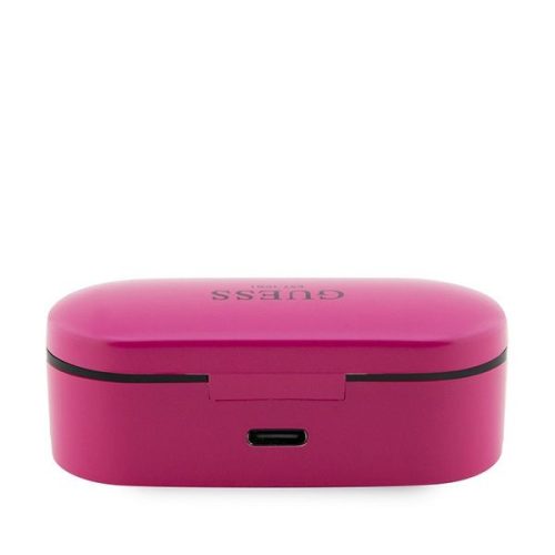 Wire earphones Guess TWS + docking station GUTWST31EM magenta