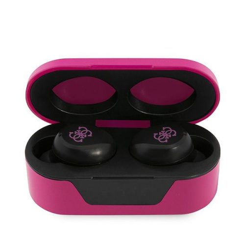Wire earphones Guess TWS + docking station GUTWST31EM magenta