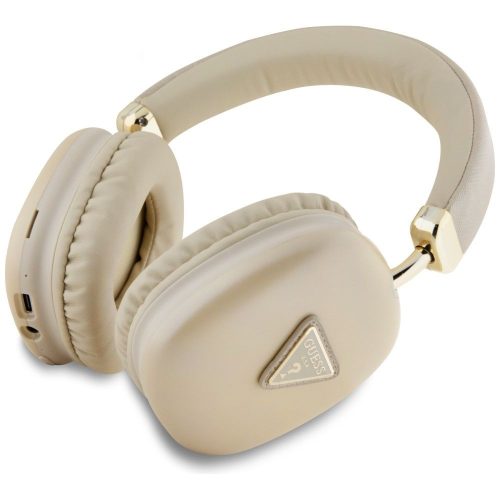 Wireless headphones Guess Metallic Triangle Logo gold