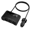Car charger Hoco 2xUSB A + 2xUSB C+3x cigarette lighter ports PD QC3.0 240W Z64 black