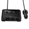 Car charger Hoco 2xUSB A + 2xUSB C+3x cigarette lighter ports PD QC3.0 240W Z64 black